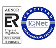 Murprotec Empresa Registrada Aenor - UNE-EN ISO 9001 | ER-0331/2016